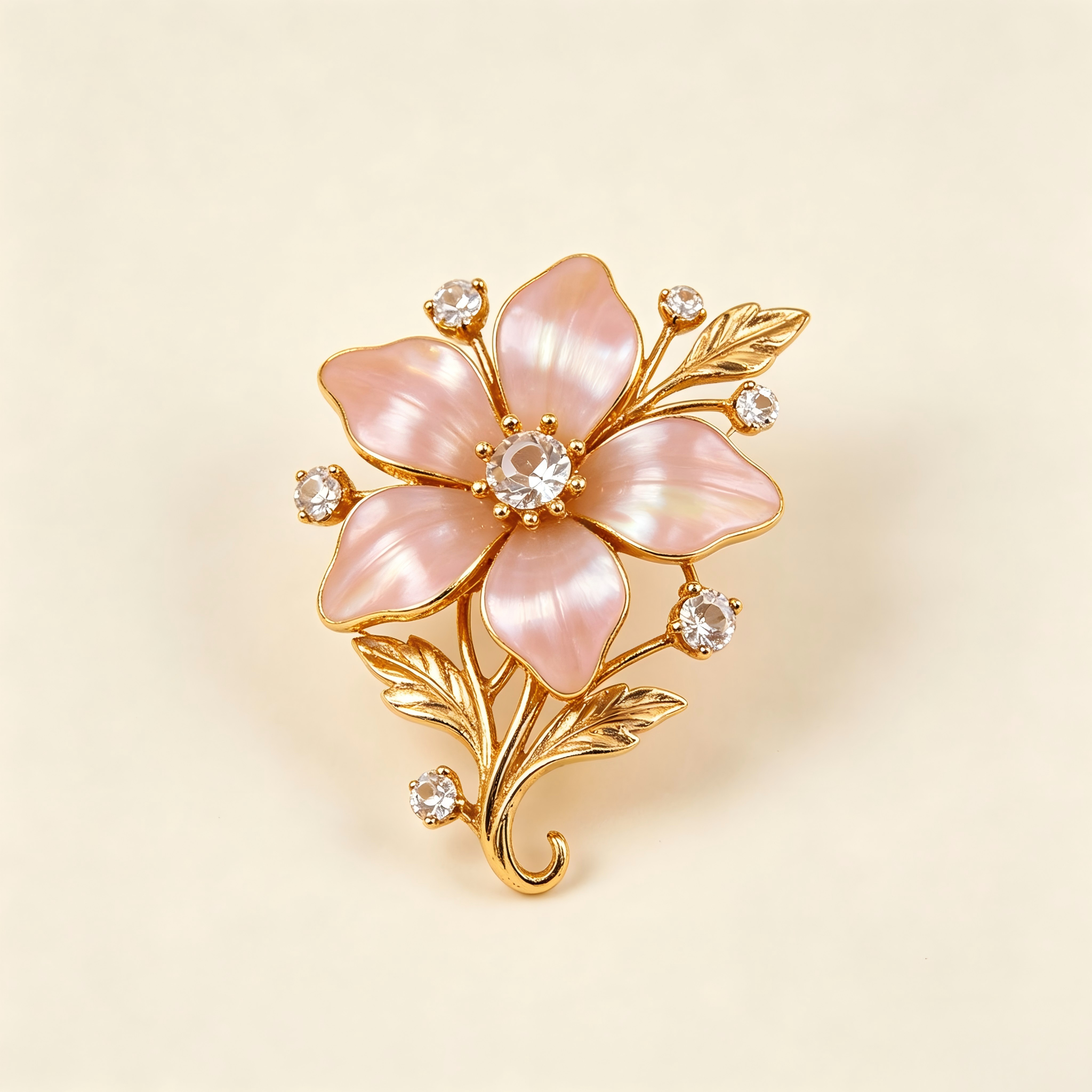 Vintage floral brooch