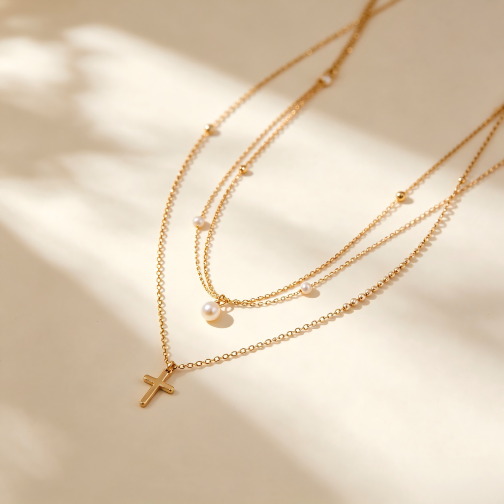 Double-Layered Delicate Gold Chain